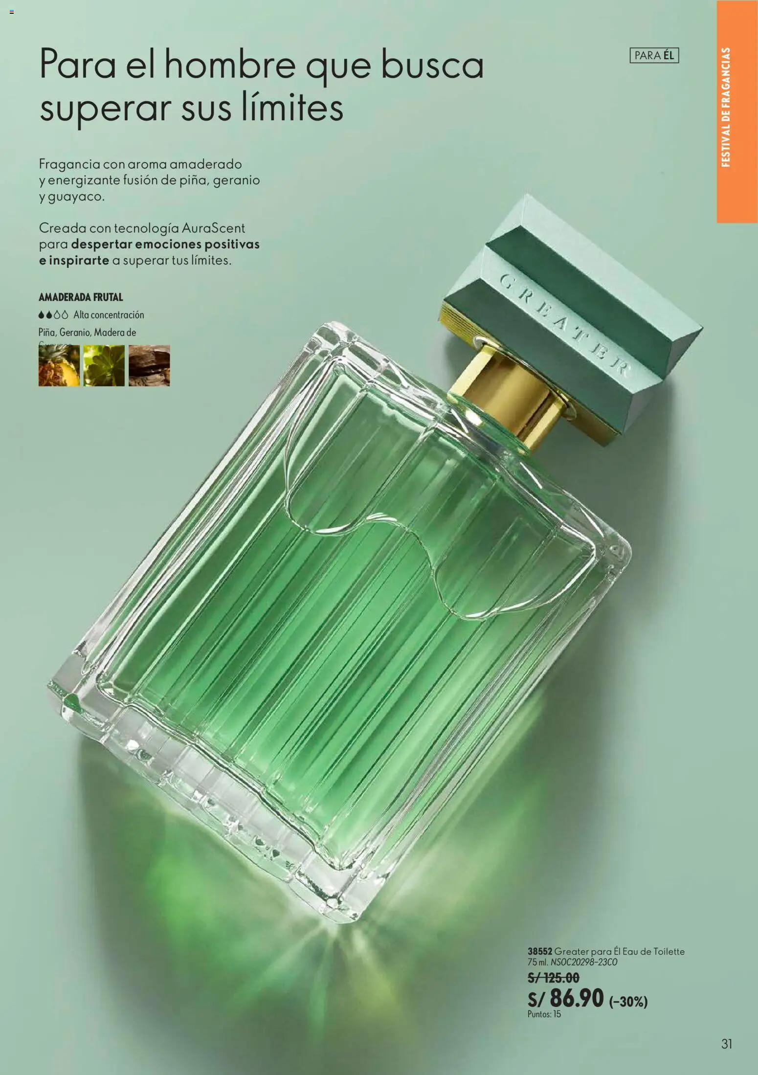 Catálogo Oriflame válido desde 22/08/2026 | Página: 31 | Productos: Fragancia, EAU de Toilette