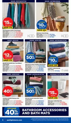 Preview of Spotlight catalogue - valid from 24/06/2026 | Page: 6 | Products: Bath, Accessories, Contour, Washer