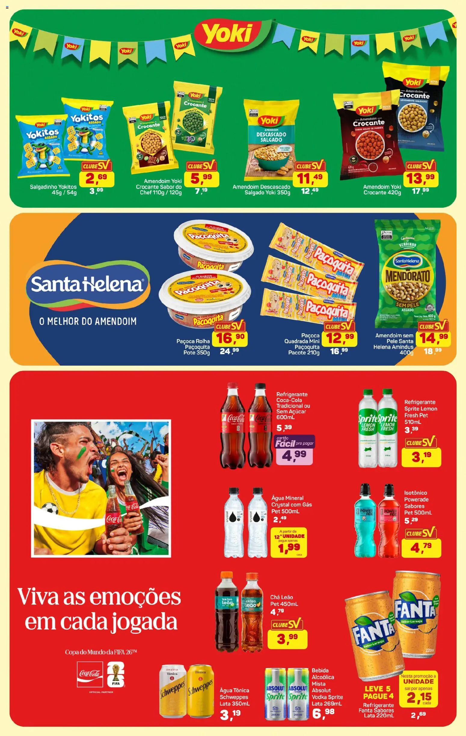 Supermercados São Vicente Folheto - válido de 10.06.2026 | Página: 9 | Produtos: Pimenta, Bebida, Açúcar, Isotônico