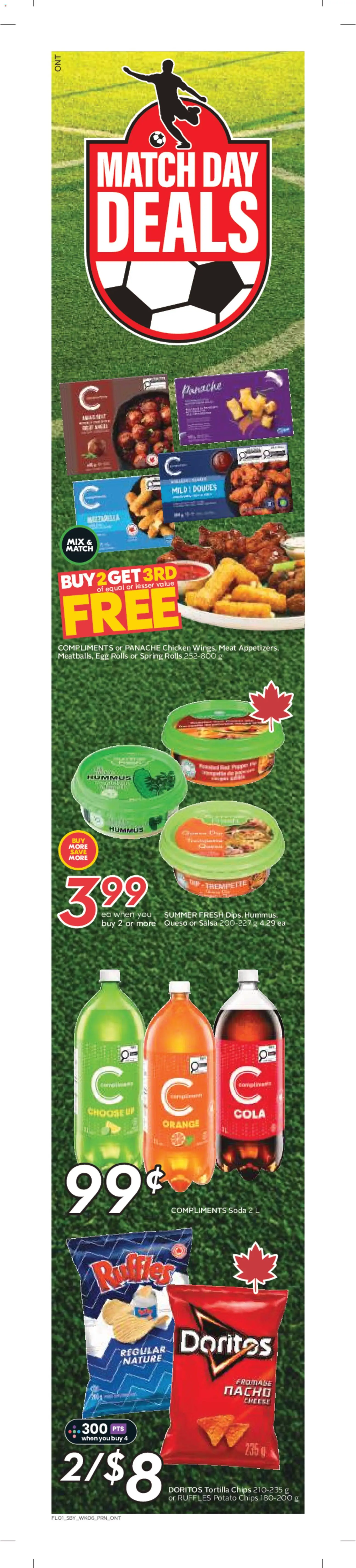 Sobeys flyer valid from 04.06.2026 | Page: 2 | Products: Chips, Chicken