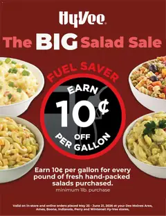 Preview of HyVee weekly ads valid from 25.05.2026