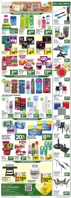 Preview of Star Market weekly ads valid from 15.05.2026 | Page: 6 | Products: Wc, Pads, Tampons, Grill