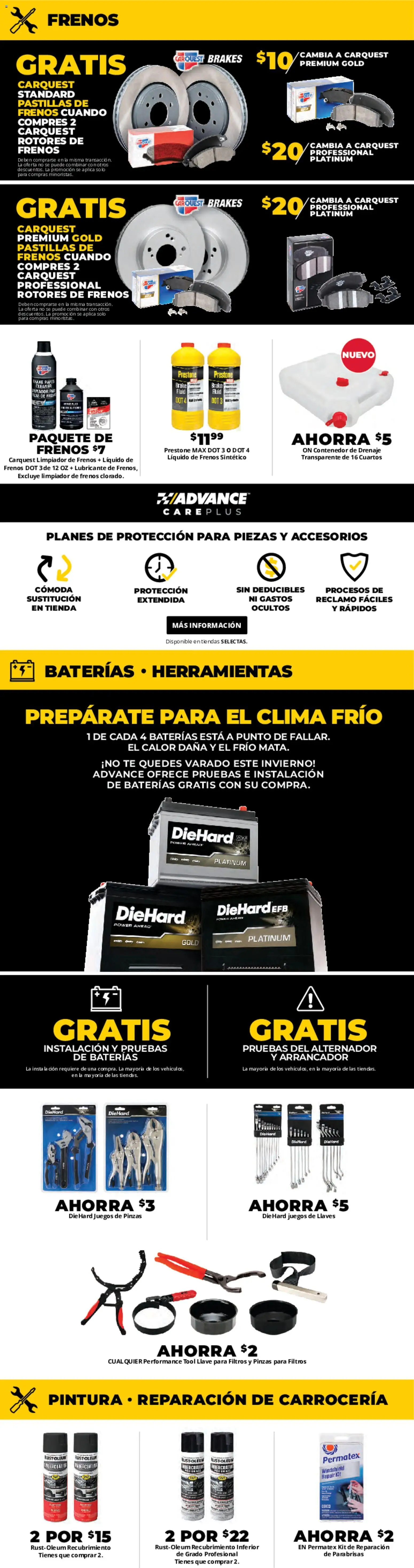Advance Auto Parts Sales Ad - Spanish - valid from 10/11/2026 | Page: 4
