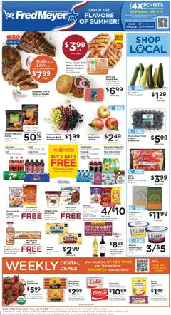 Preview of Fred Meyer weekly ads valid from 07/08/2026