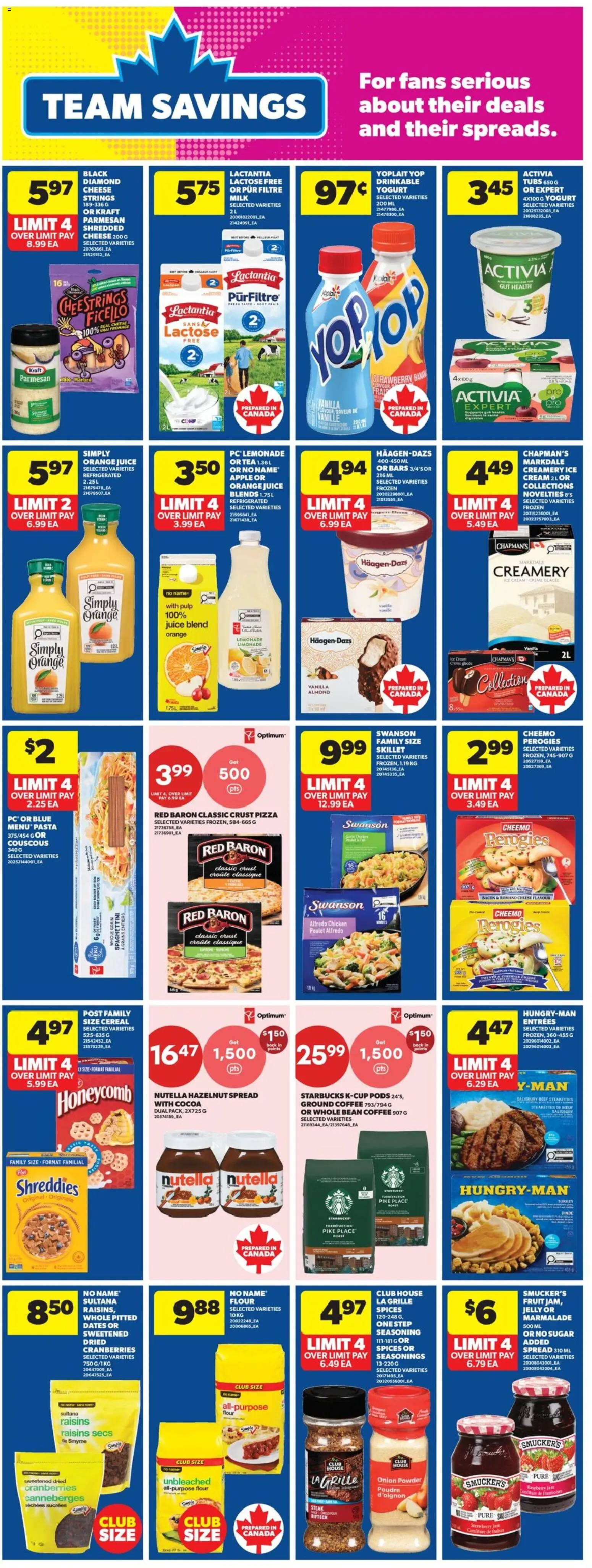 Real Canadian Superstore flyer valid from 28.05.2026 | Page: 25 | Products: PC, Yogurt, Coffee, Pizza