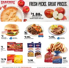 Preview of Fareway weekly ads valid from 10/19/2026