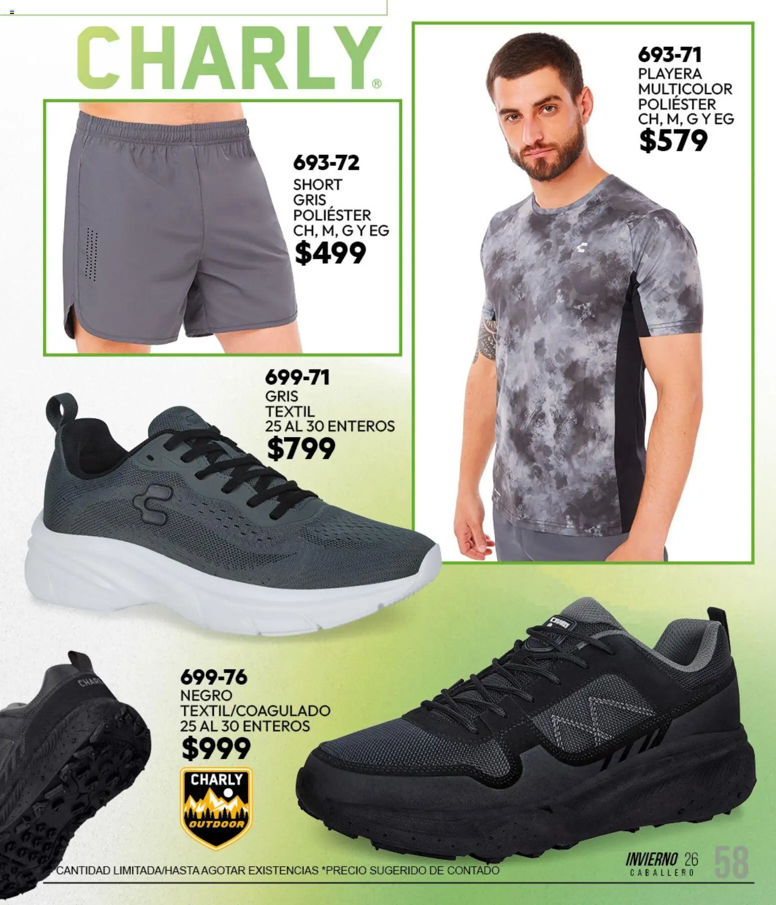 Nuevas ofertas de Cklass válidas en toda la República Mexicana desde el 11/09/2026. ¡Encuentra las mejores ofertas en Cklass catálogo Sportbrands Caballero Invierno! | Página: 69 | Productos: Playera, Short