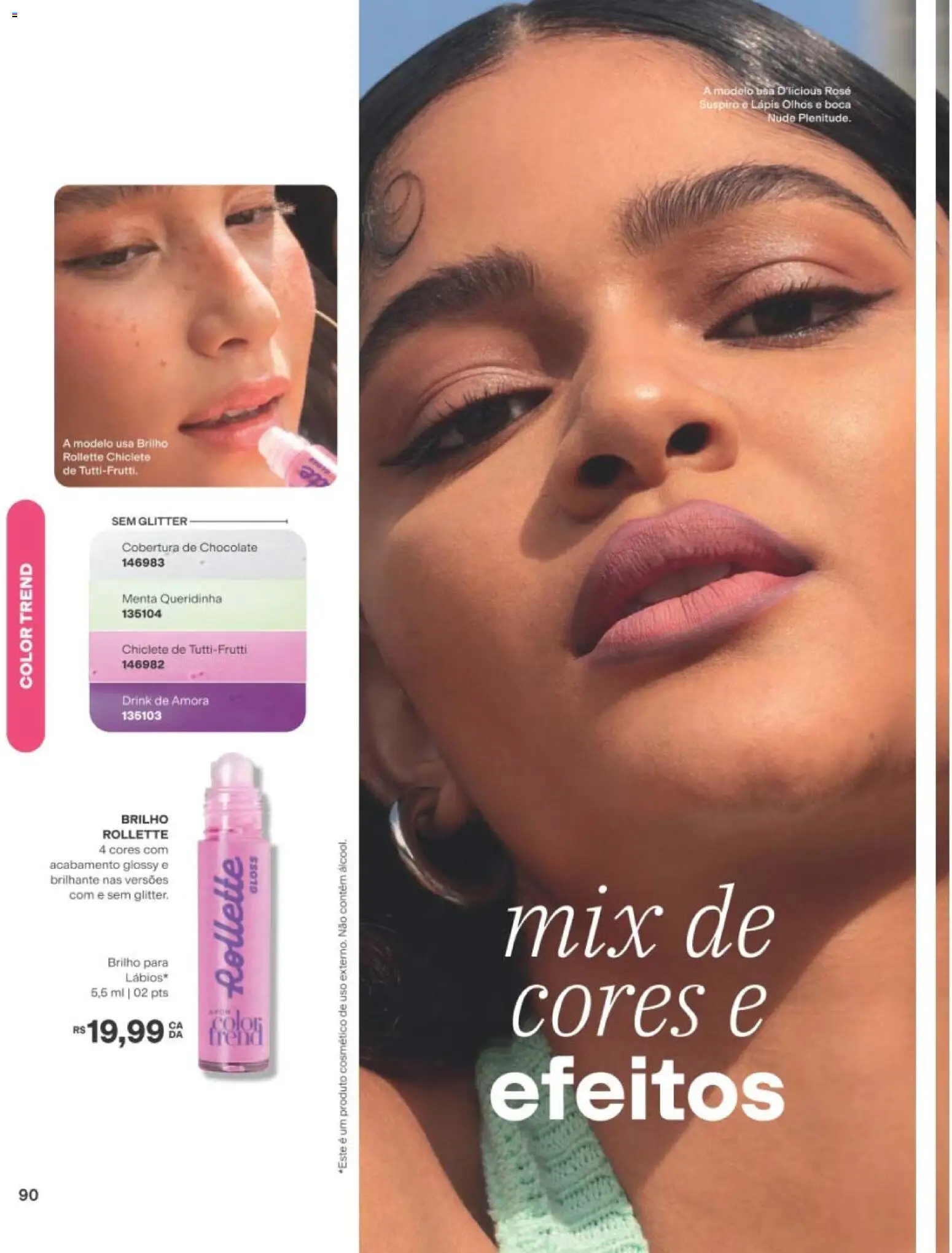 Avon Folheto - válido de 29/06/2026 | Página: 90 | Produtos: Lápis, Chocolate, Chiclete