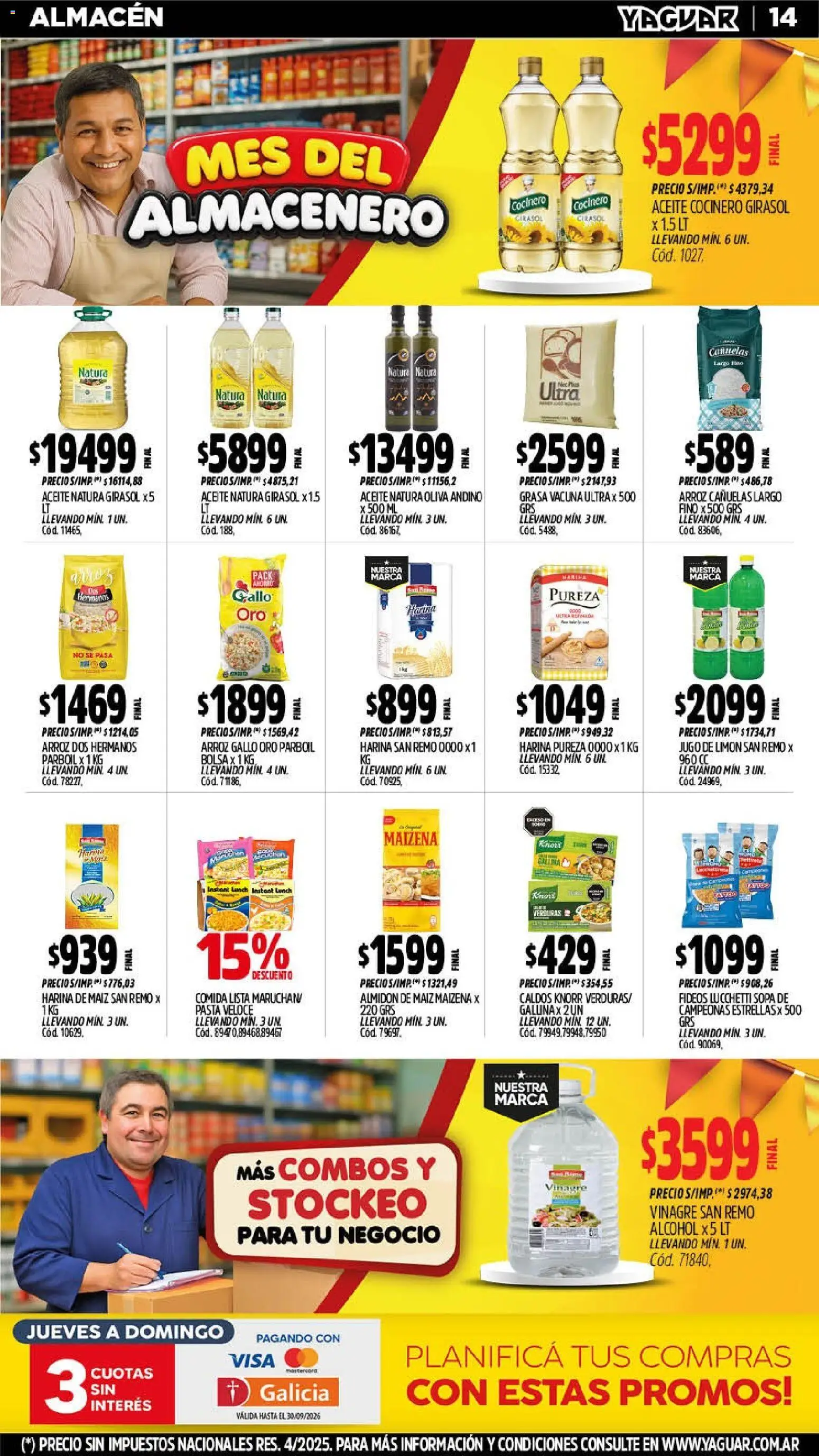Yaguar - Oferta Semanal Parque Chacabuco │ válido desde el 07/09/2026 | Página: 14