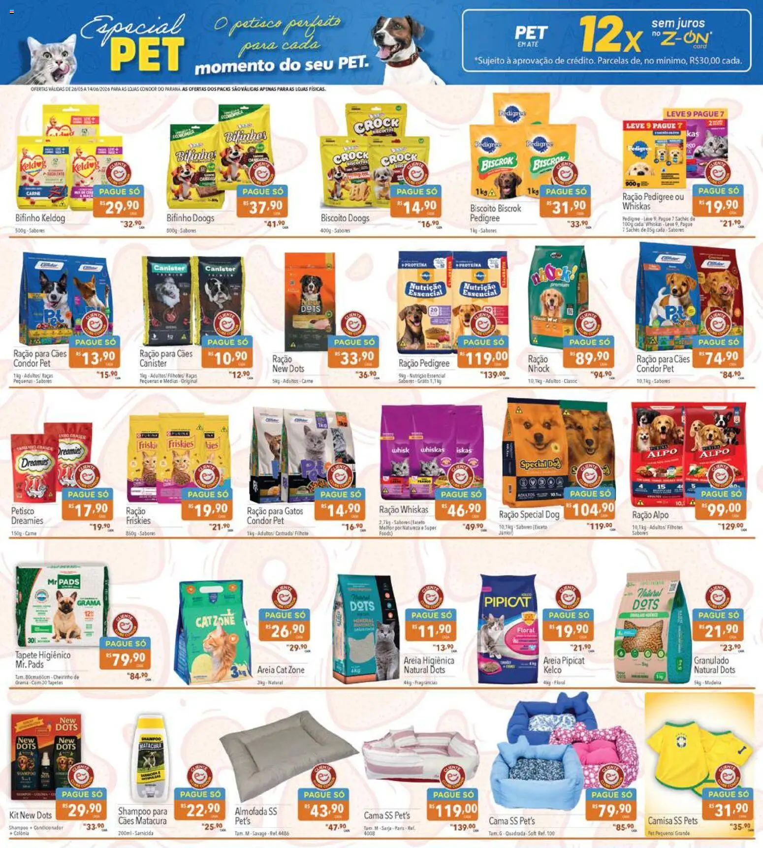Supermercados Condor Folheto - válido de 26.05.2026 | Página: 21 | Produtos: Areia, Condicionador, Tapete higiênico, Granulado