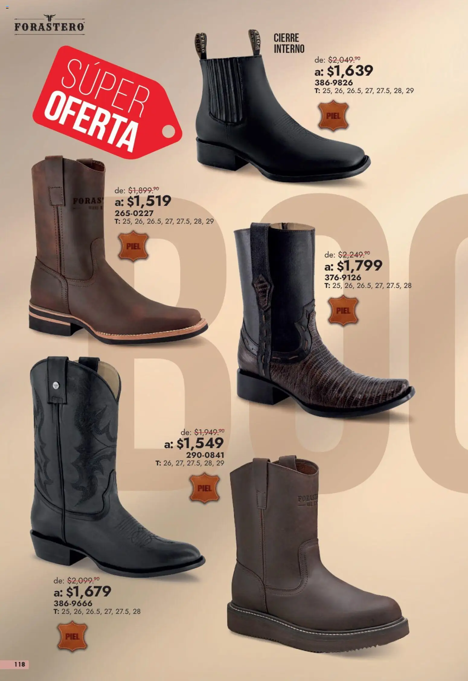 Nuevas ofertas de Andrea válidas en toda la República Mexicana desde el 13/09/2026. ¡Encuentra las mejores ofertas en Andrea catálogo Outlet! | Página: 118
