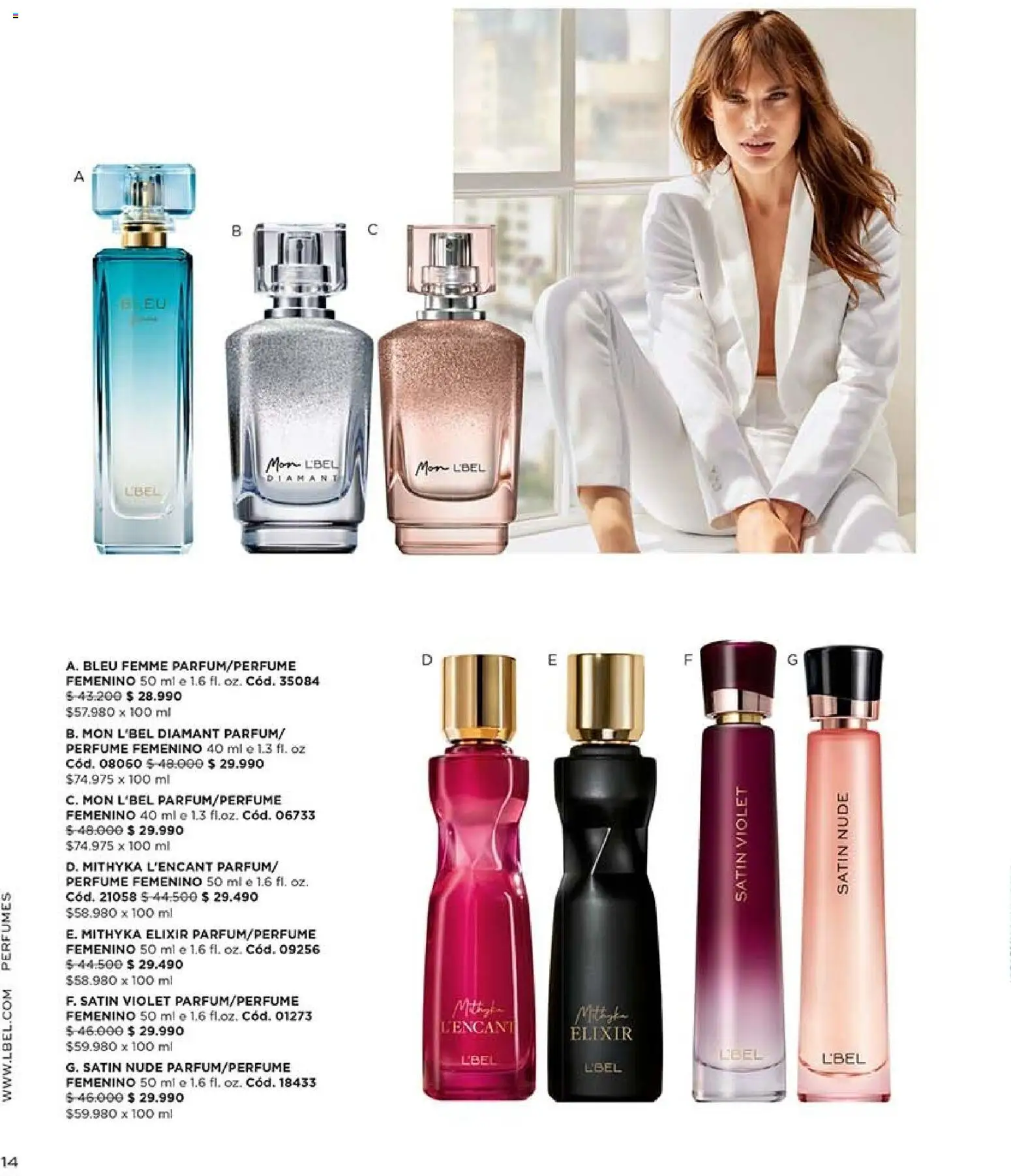 Catálogo L'Bel Campaña 16 │ válido desde el 28.09.2026 | Página: 14 | Productos: Perfumes, Perfume