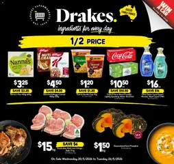 Preview of Drakes catalogue QLD - valid from 20.05.2026 | Page: 16 | Products: Pork, Beef, Cereal, Pumpkin