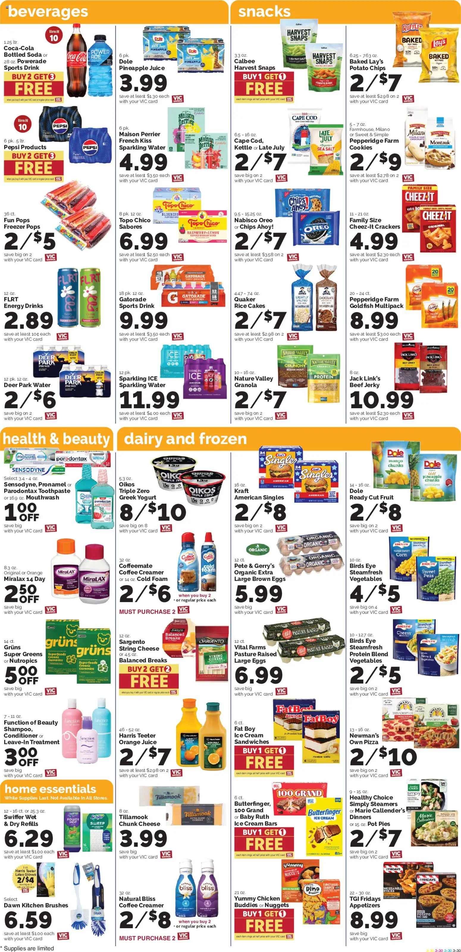 Harris Teeter Weekly Ad - valid from 08/12/2026 | Page: 6 | Products: Chicken, Rice, Pineapple, Snacks