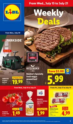 Preview of Lidl weekly ads valid from 07/15/2026 | Page: 3