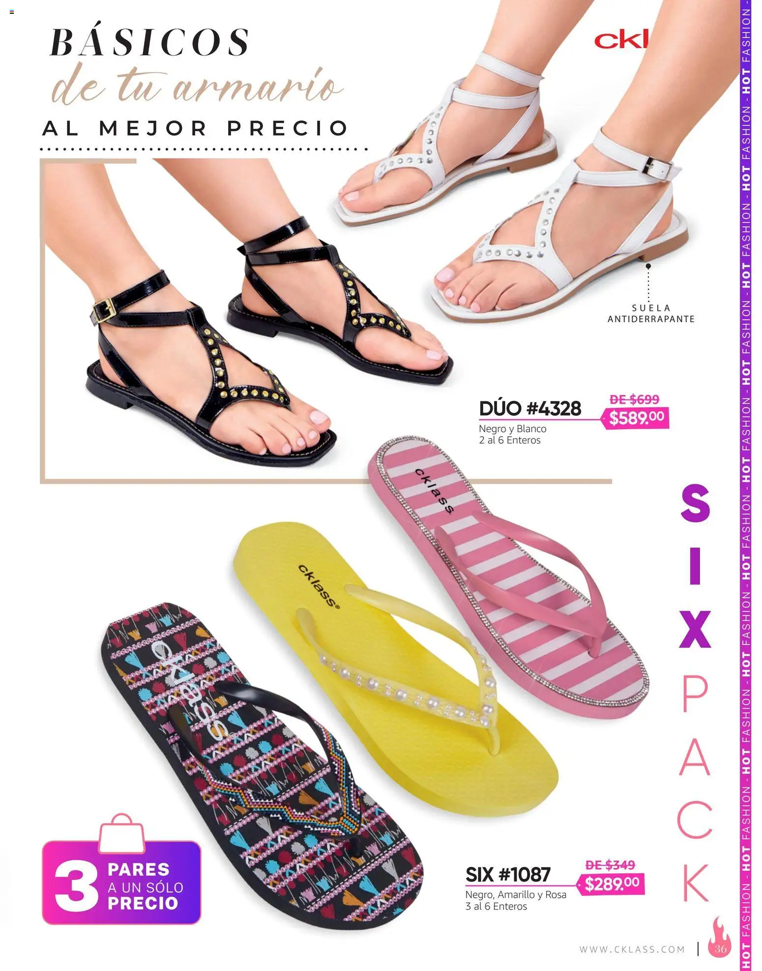 Nuevas ofertas de Cklass válidas en toda la República Mexicana desde el 03/08/2026. ¡Encuentra las mejores ofertas en Cklass catálogo Hot Fashion Ropa! | Página: 118