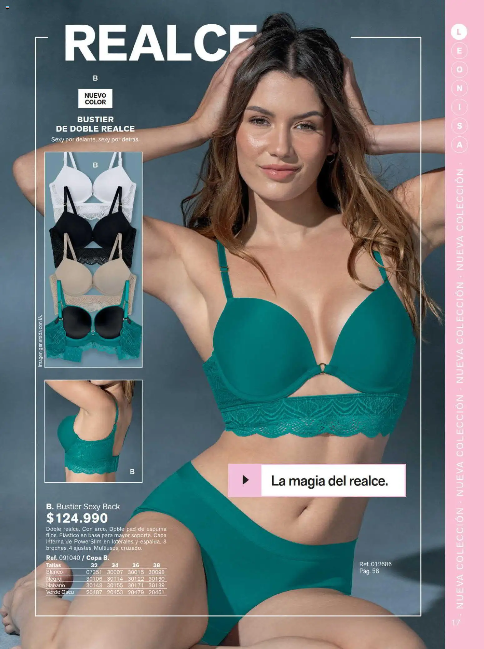Leonisa revista - valida desde el 15/07/2026 | Página: 17 | Productos: Espuma
