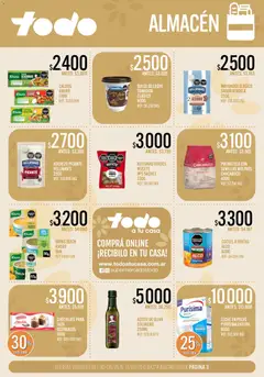 Vista previa Supermercados TODO Ofertas válido desde el 30/06/2026 | Página: 3 | Productos: Choclo, Zapallo, Taza, Leche