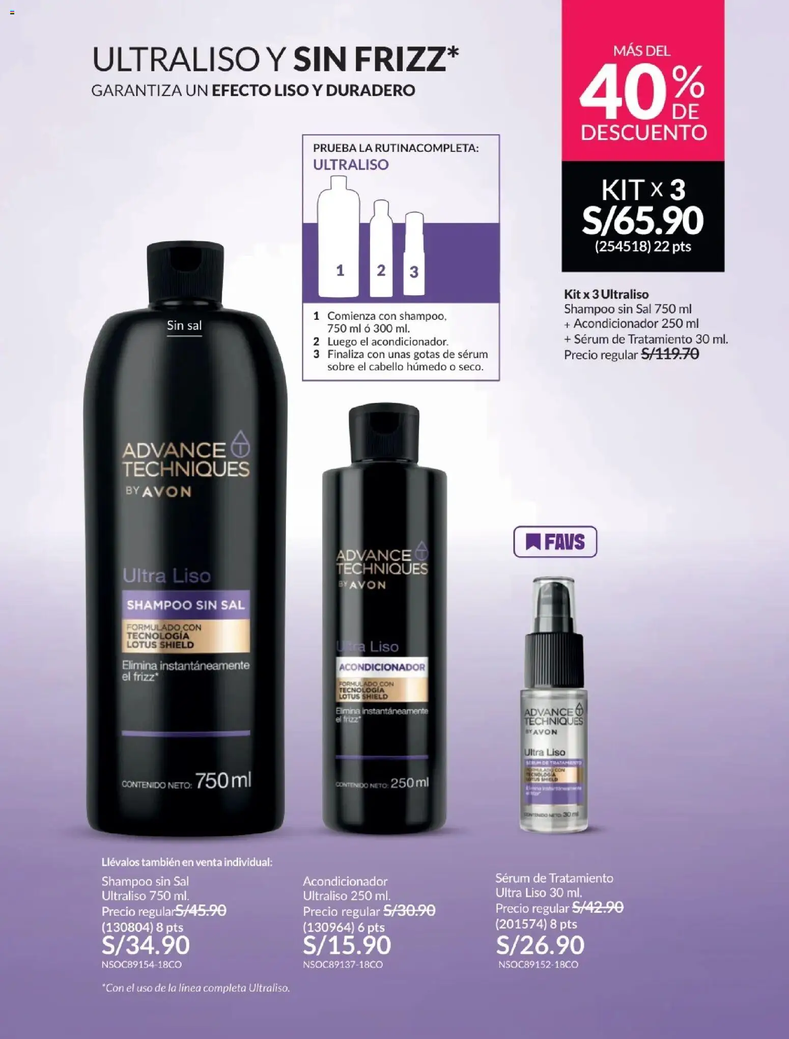 Catálogo Avon válido desde 21/04/2026 | Página: 174 | Productos: Shampoo, Acondicionador