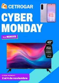 Vista previa Cetrogar - Cyber Monday aviso válido desde el 22/10/2026