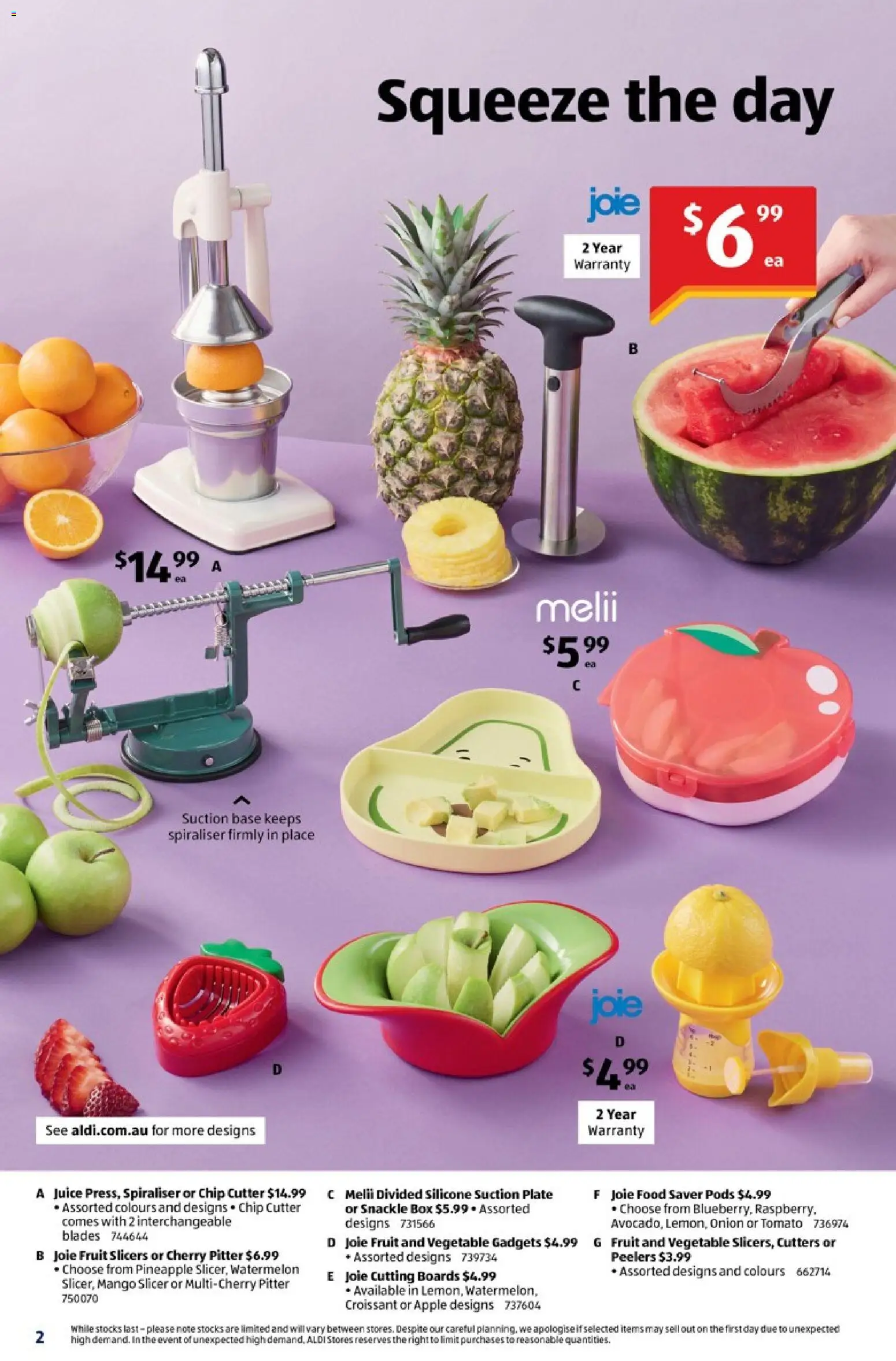 Aldi catalogue - valid from 08/09/2026 | Page: 2 | Products: Pineapple, Mango, Fruit, Watermelon