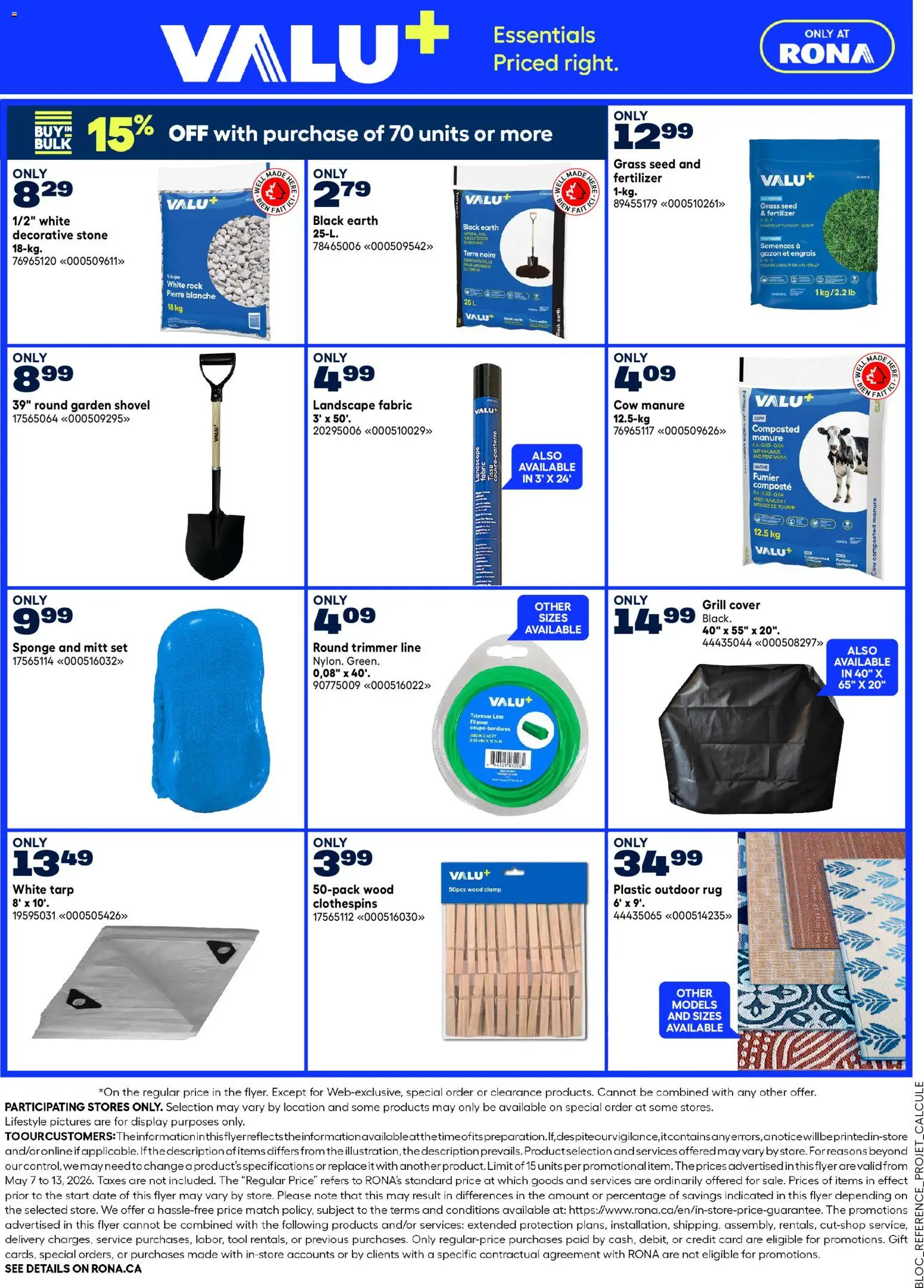 Rona Flyer from May 7, 2026 - Unlock Huge Savings | Canada
