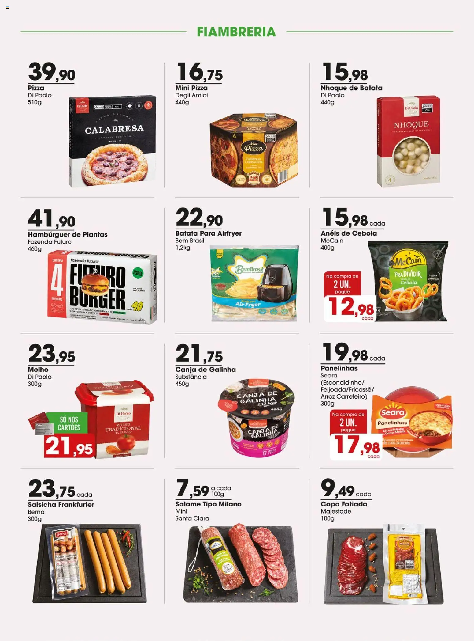 Zaffari Folheto - válido de 14/07/2026 | Página: 11 | Produtos: Cebola, Salsicha, Carne, Hambúrguer