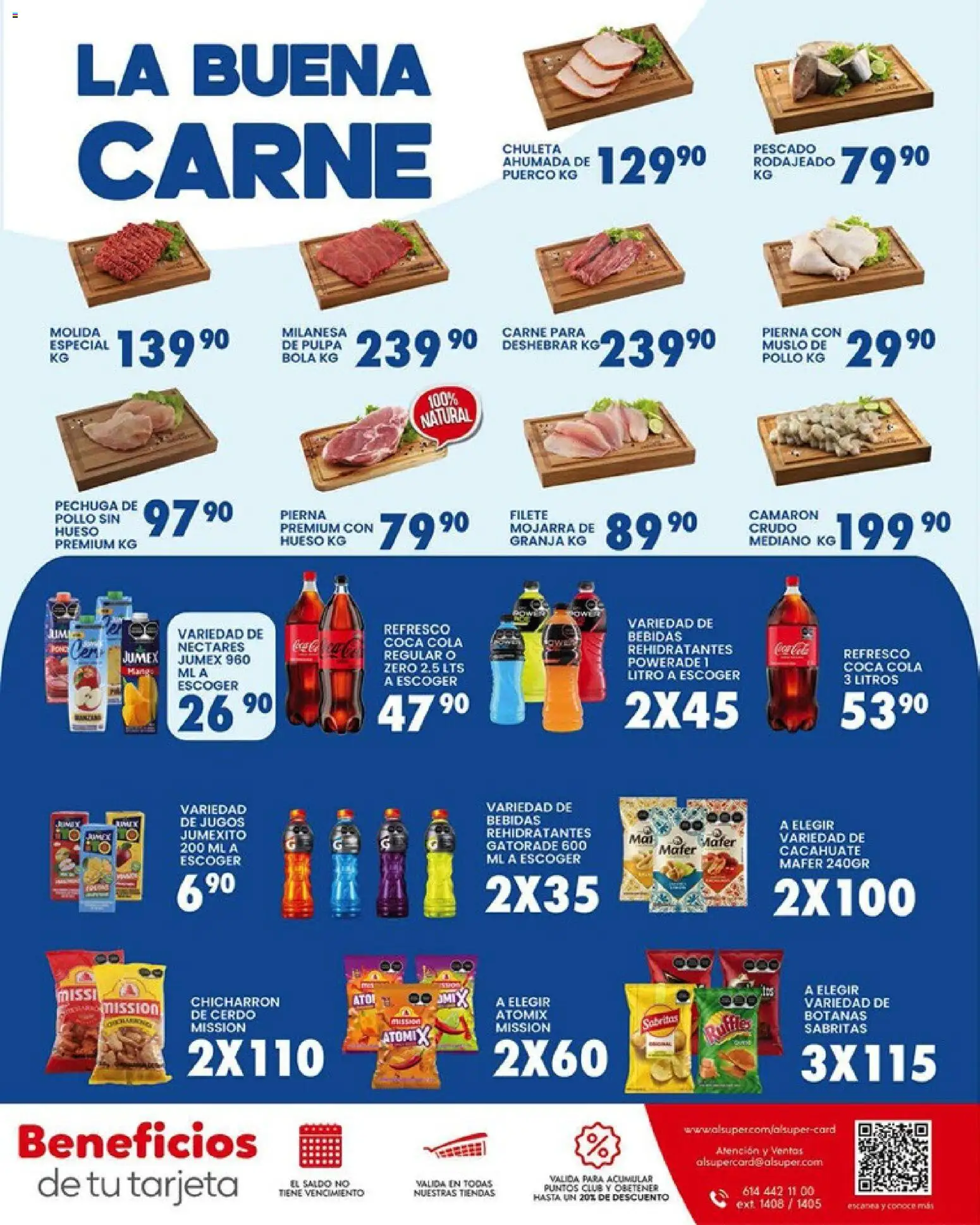Nuevas ofertas de Alsuper válidas en toda la República Mexicana desde el 17/03/2026. ¡Encuentra las mejores ofertas en Alsuper folleto Chihuahua Capital! | Página: 7 | Productos: Pollo, Milanesa, Refresco, Cerdo
