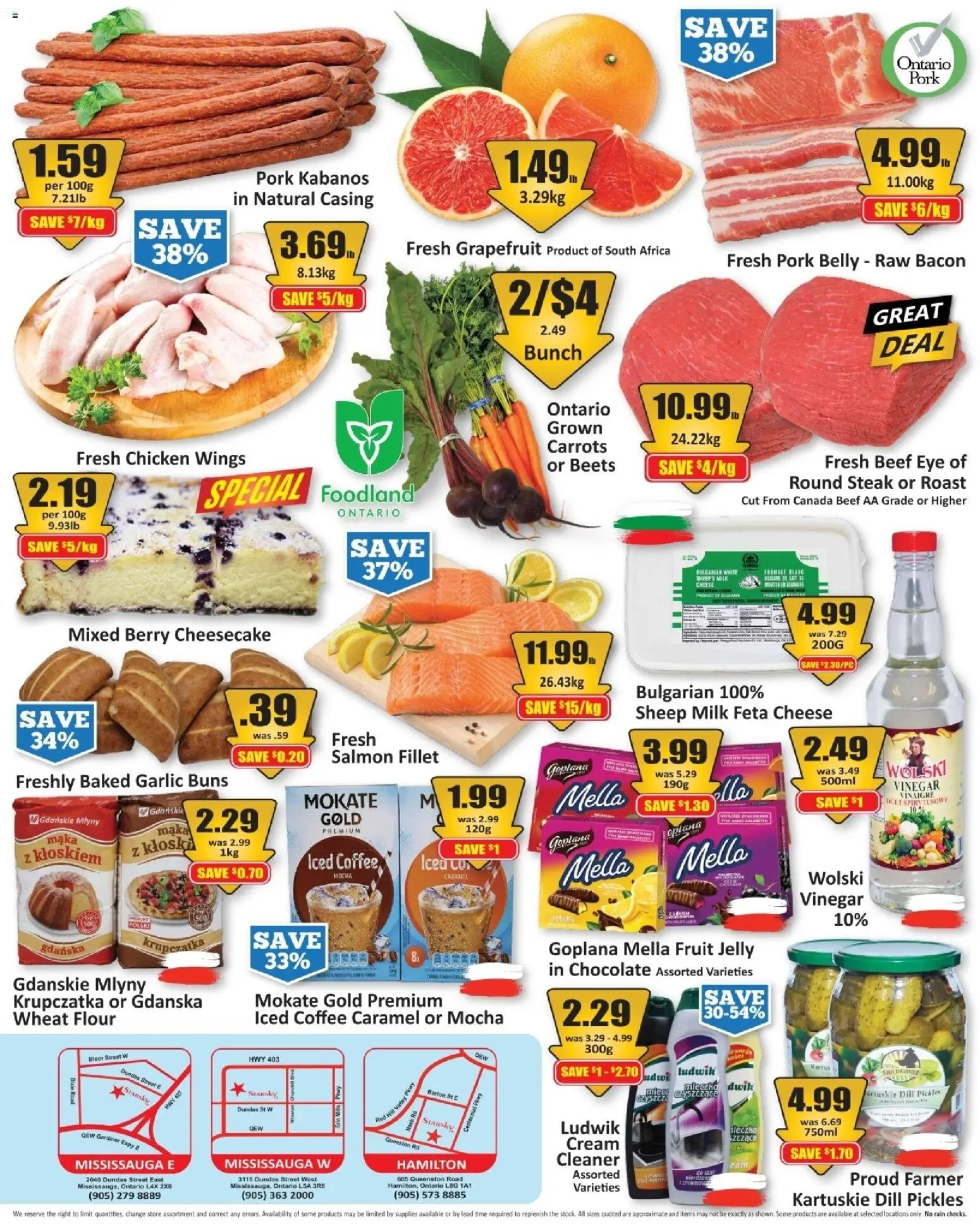 Starsky flyer valid from Jul 23, 2026 | Page: 2 | Products: Chicken wings, Cheese, Coffee, Pork