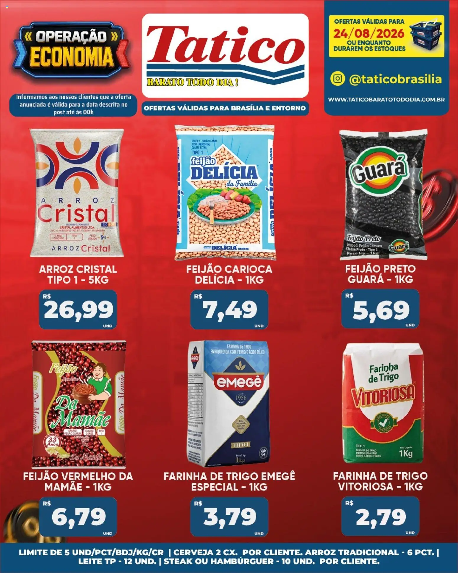 Tatico Folheto - válido de 25/08/2026 | Página: 34 | Produtos: Farinha, Steak, Farinha de trigo, Leite