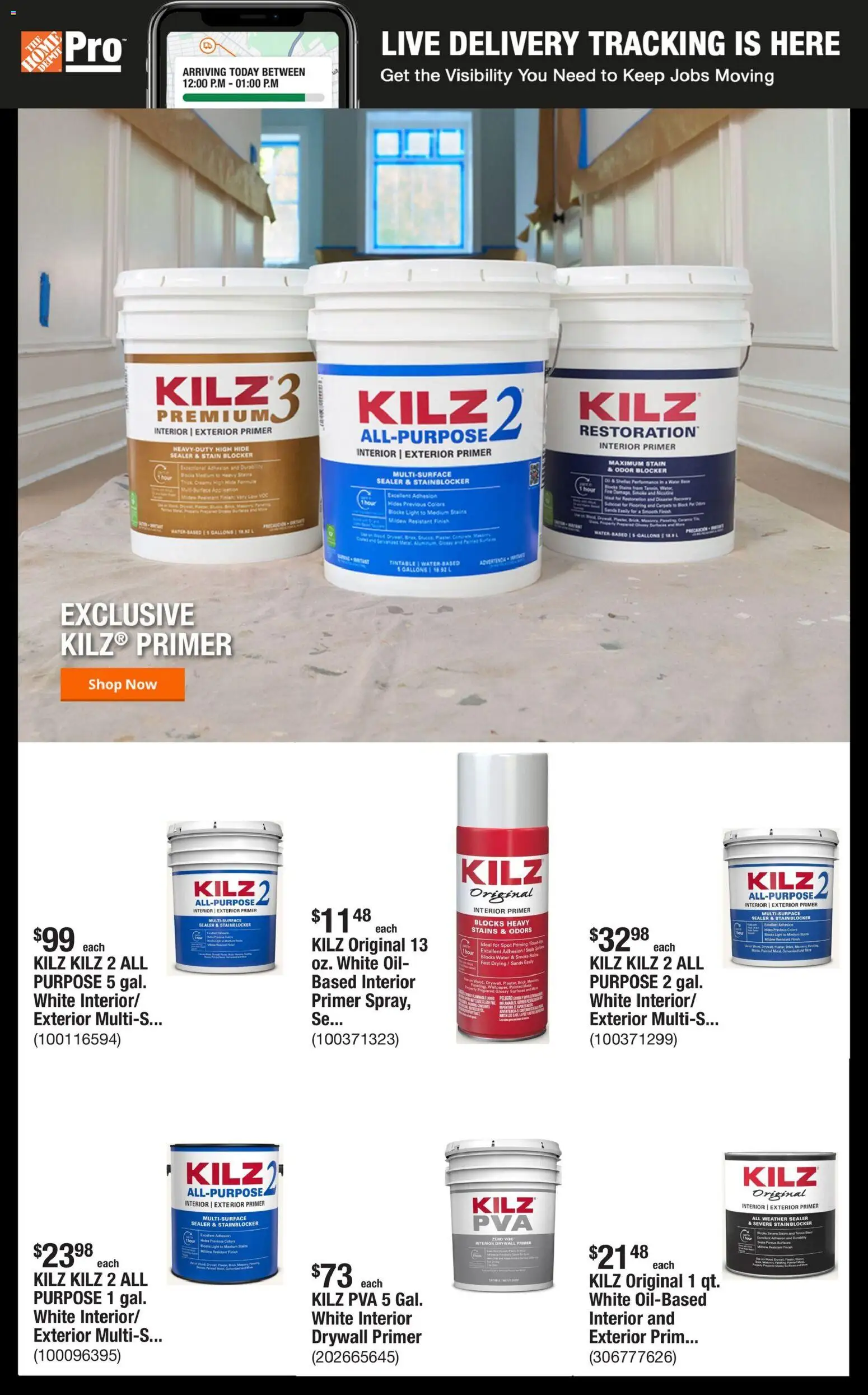 Home Depot Shop Pro Ad - valid from 07/13/2026 | Page: 2 | Products: Oil, Water