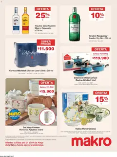 Makro catálogo -  Vista previa de la revista de la tienda Makro valido desde el 01.05.2026 | Página: 6 | Productos: Ginebra, Corta uñas, Tintura, Cerveza