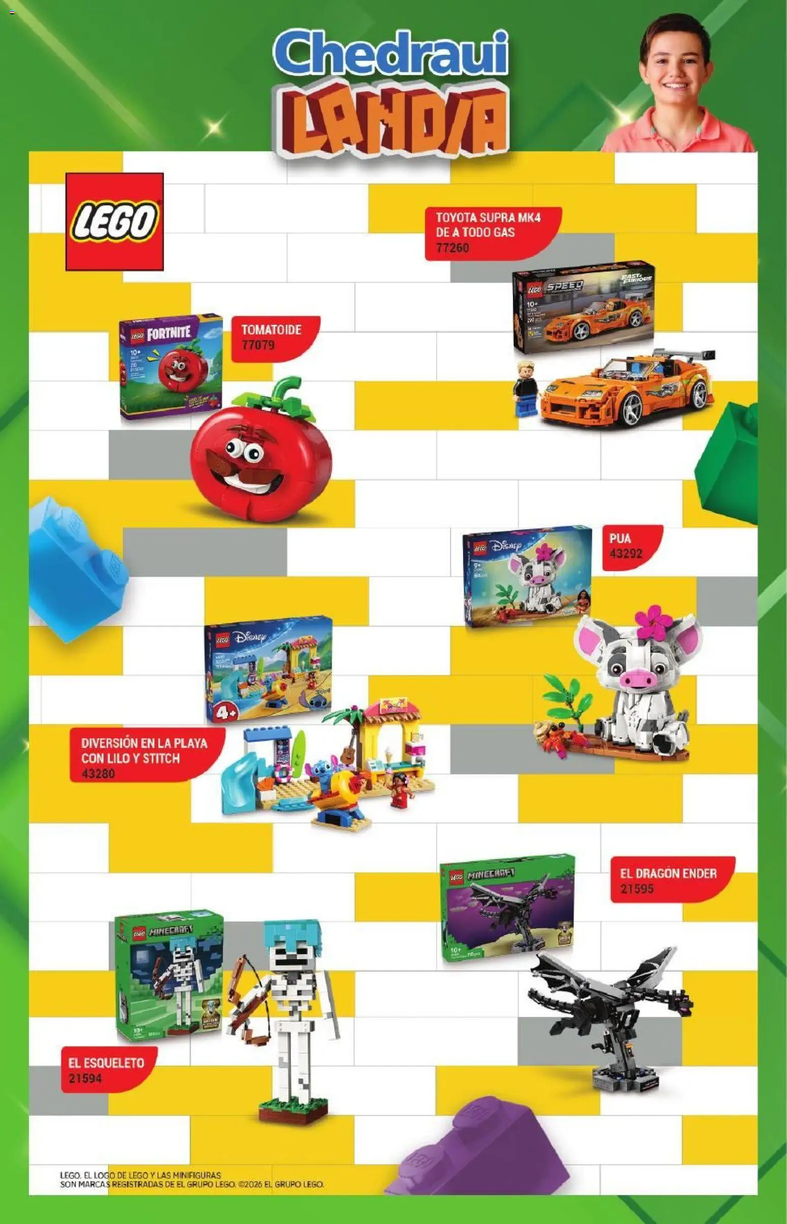 Nuevas ofertas de Chedraui válidas en toda la República Mexicana desde el 07/09/2026. ¡Encuentra las mejores ofertas en Chedraui folleto Landia! | Página: 2 | Productos: LEGO