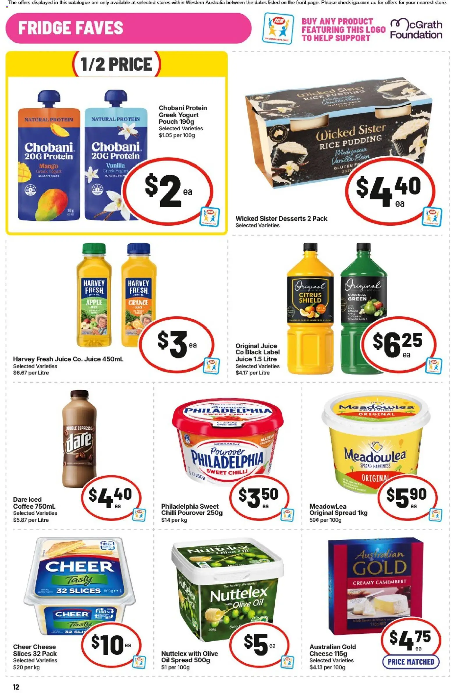 IGA catalogue - valid from 09/09/2026 | Page: 13 | Products: Cheese, Coffee, Greek yogurt, Citrus