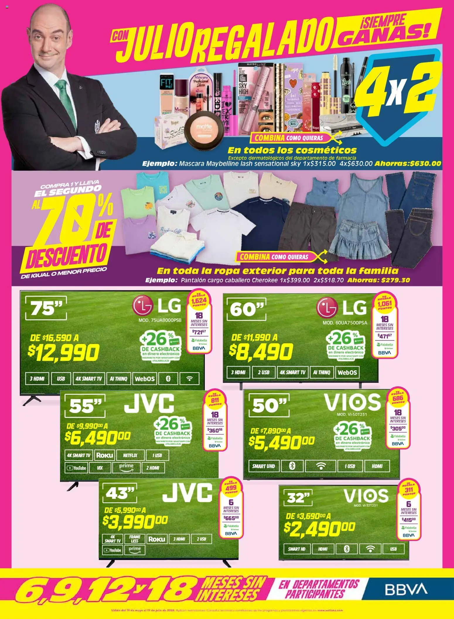 Nuevas ofertas de Soriana válidas en toda la República Mexicana desde el 03/07/2026. ¡Encuentra las mejores ofertas en Soriana folleto! | Página: 4 | Productos: Usb, Máscara, Ropa