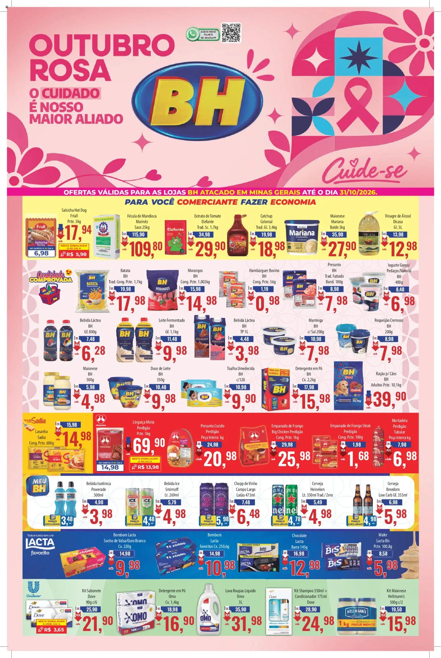 Supermercados BH Folheto - válido de 16/10/2026 | Página: 1