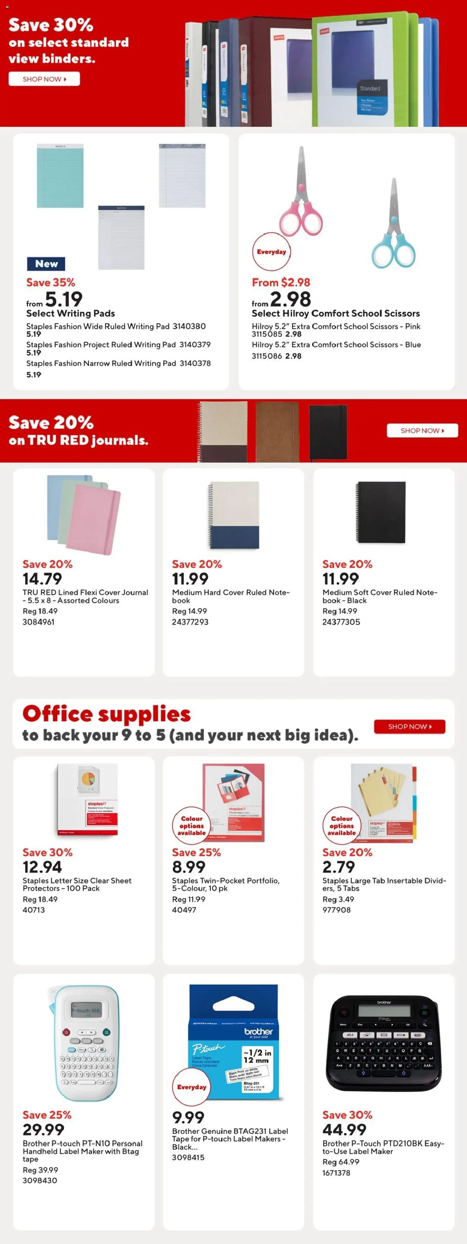 Staples flyer valid from Jul 17, 2026 | Page: 13