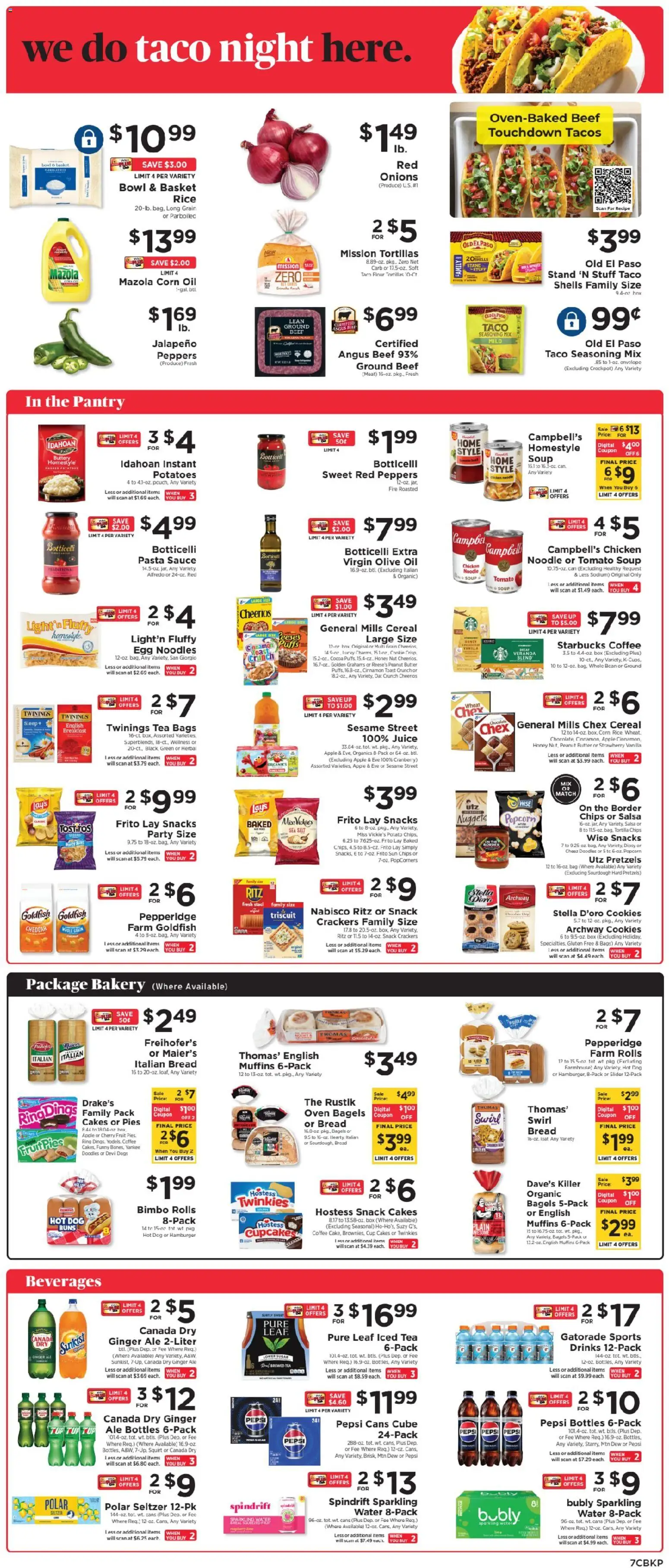 ShopRite Weekly Ad - valid from 10/04/2026 | Page: 9 | Products: Chicken, Cocoa, Sauce, Tortillas