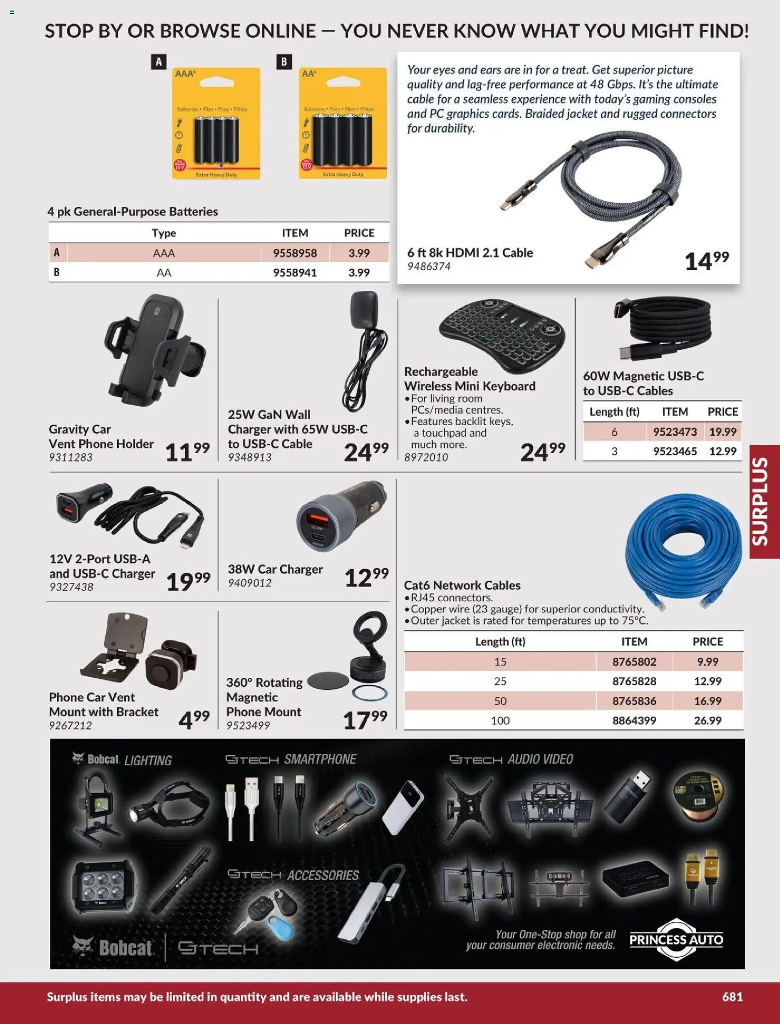 Princess Auto flyer valid from 21.04.2026 | Page: 19 | Products: Smartphone, PC, Keyboard, Jacket