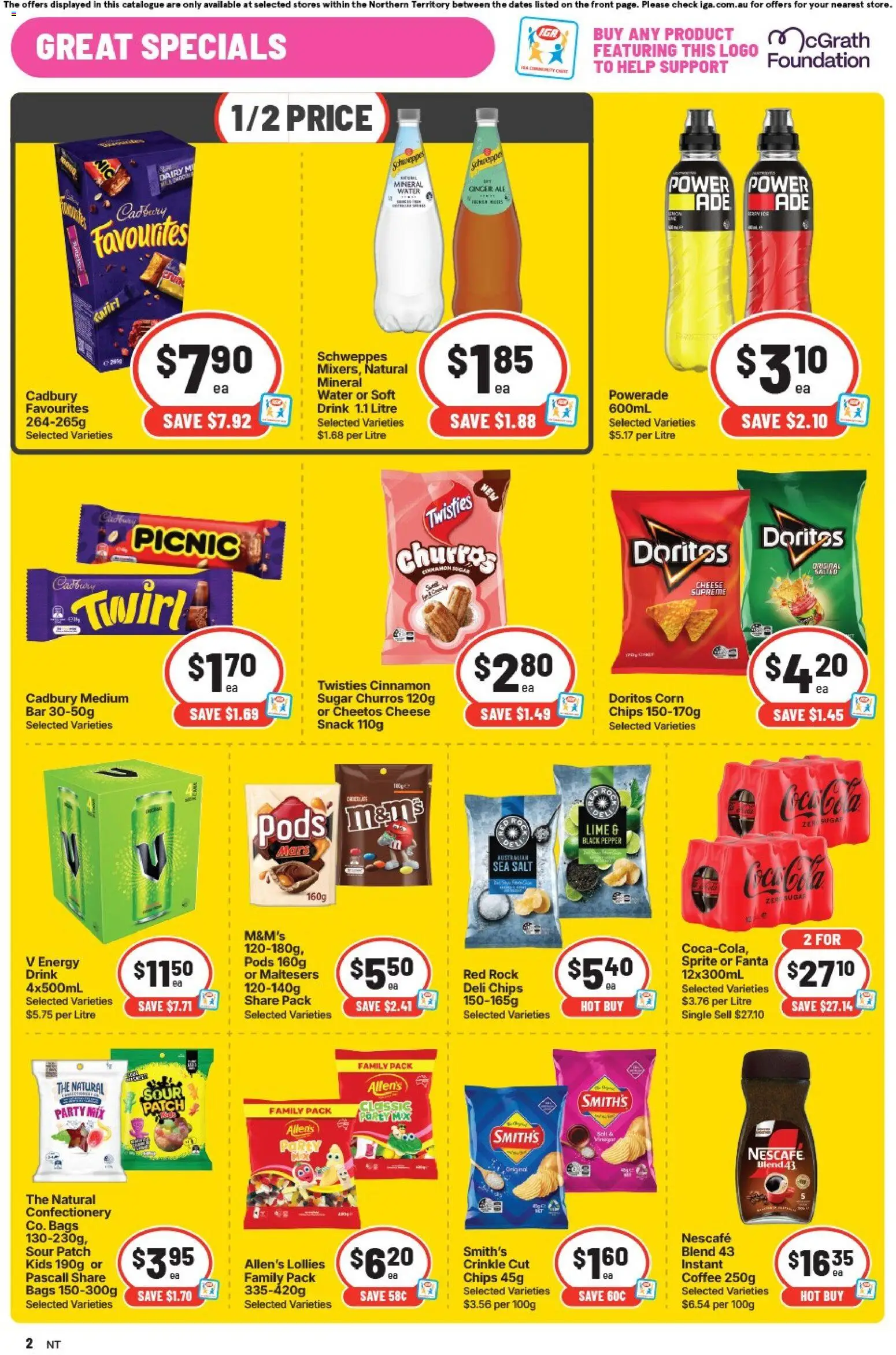 IGA catalogue - valid from 23/09/2026 | Page: 2 | Products: Toilet, Lemon, Foundation, Tampons
