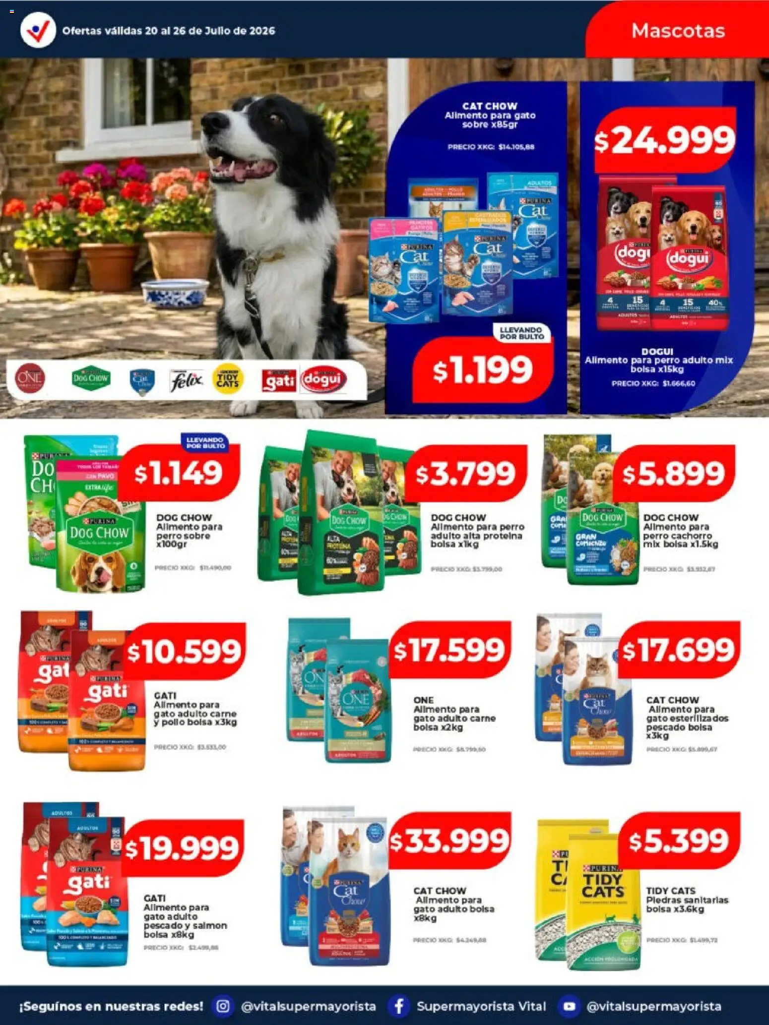 Vital - Ofertas │ válido desde el 20/07/2026 | Página: 26 | Productos: Bolsa, Sobre, Pollo, Pescado