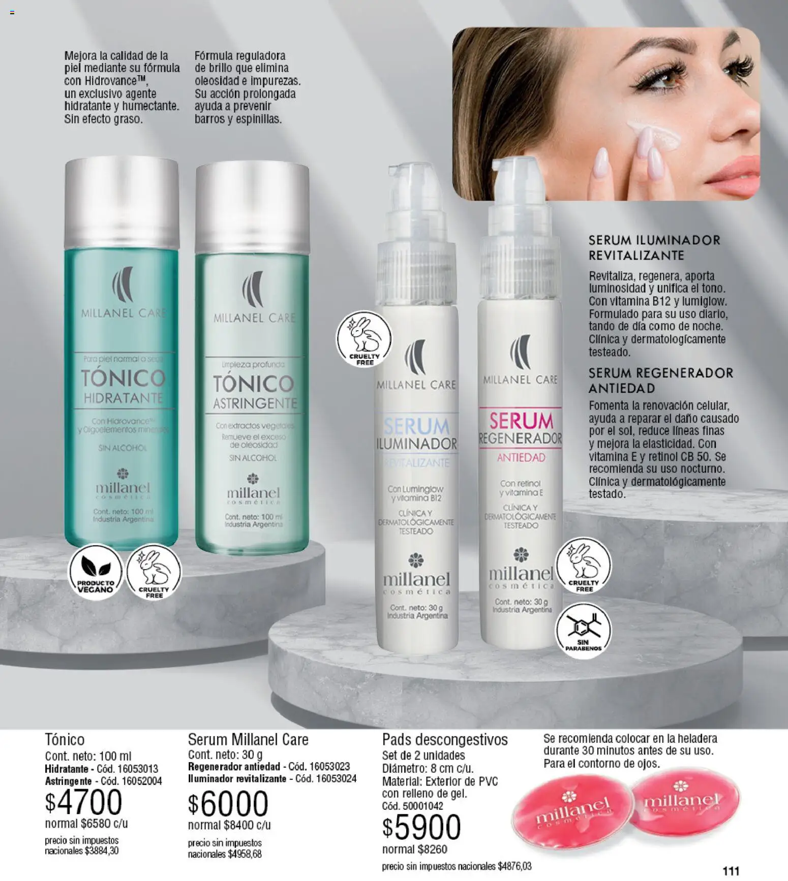 Millanel - Catálogo │ válido desde el 20/07/2026 | Página: 135 | Productos: Iluminador, Serum, Contorno, Brillo