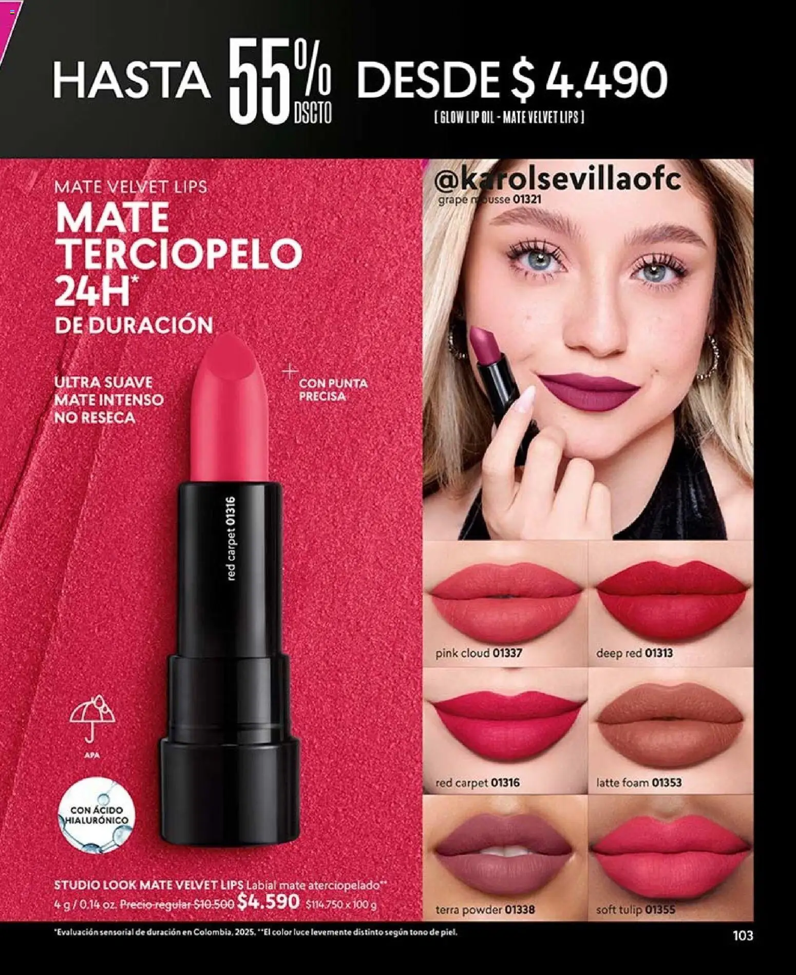 Catálogo CyZone Campaña 13 │ válido desde el 26.07.2026 | Página: 115 | Productos: Mate, Labial