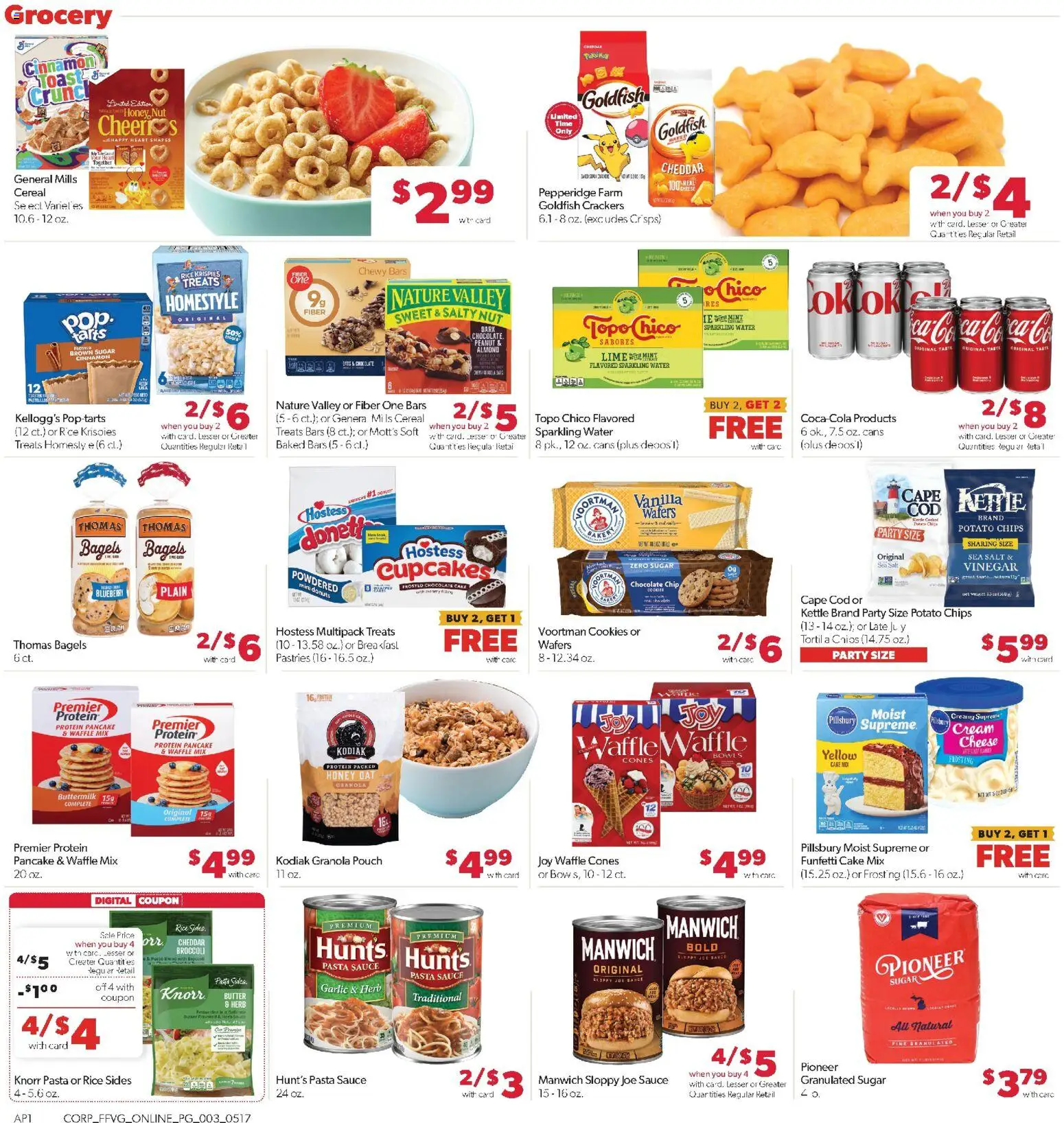 Family Fare Weekly Ad - MI - valid from 17.05.2026 | Page: 11 | Products: Vinegar, Broccoli, Chocolate, Sauce