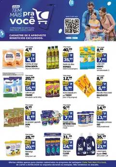 Cometa Supermercados ofertas Clube Tem Mais Pra Você - Pré-Visualização do folheto da loja Cometa Supermercados, válido de 14.05.2026 | Página: 1 | Produtos: Shampoo, Amendoim, Biscoito, Manteiga