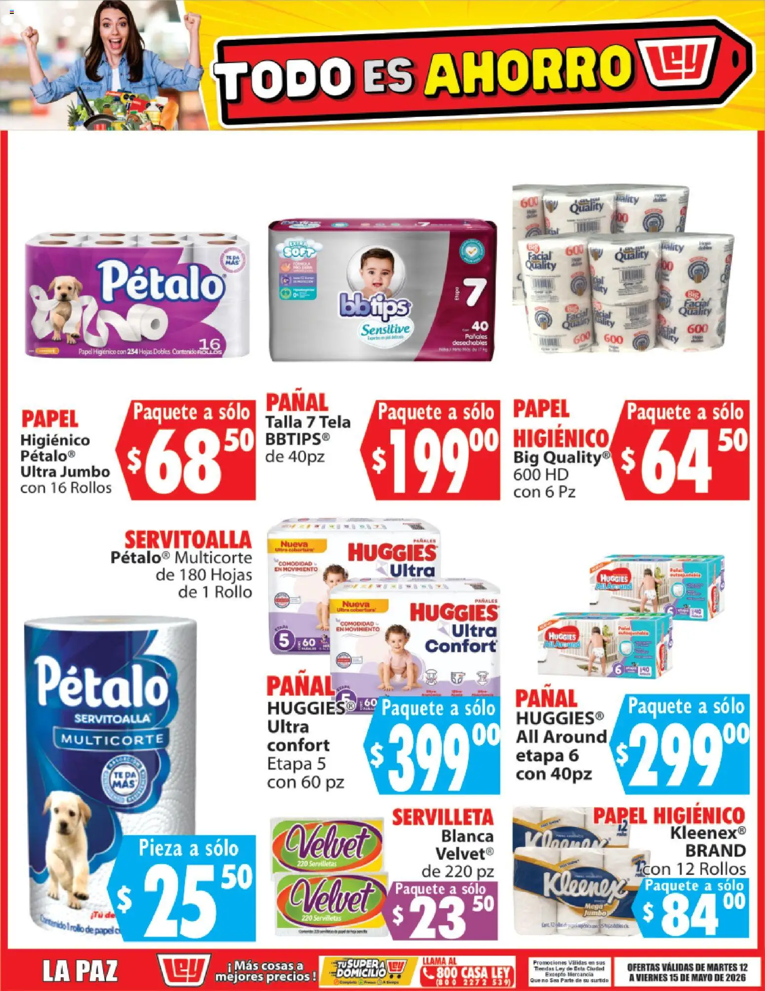 Nuevas ofertas de Casa Ley válidas en toda la República Mexicana desde el 12.05.2026. ¡Encuentra las mejores ofertas en Casa Ley folleto Todo es ahorro! | Página: 7