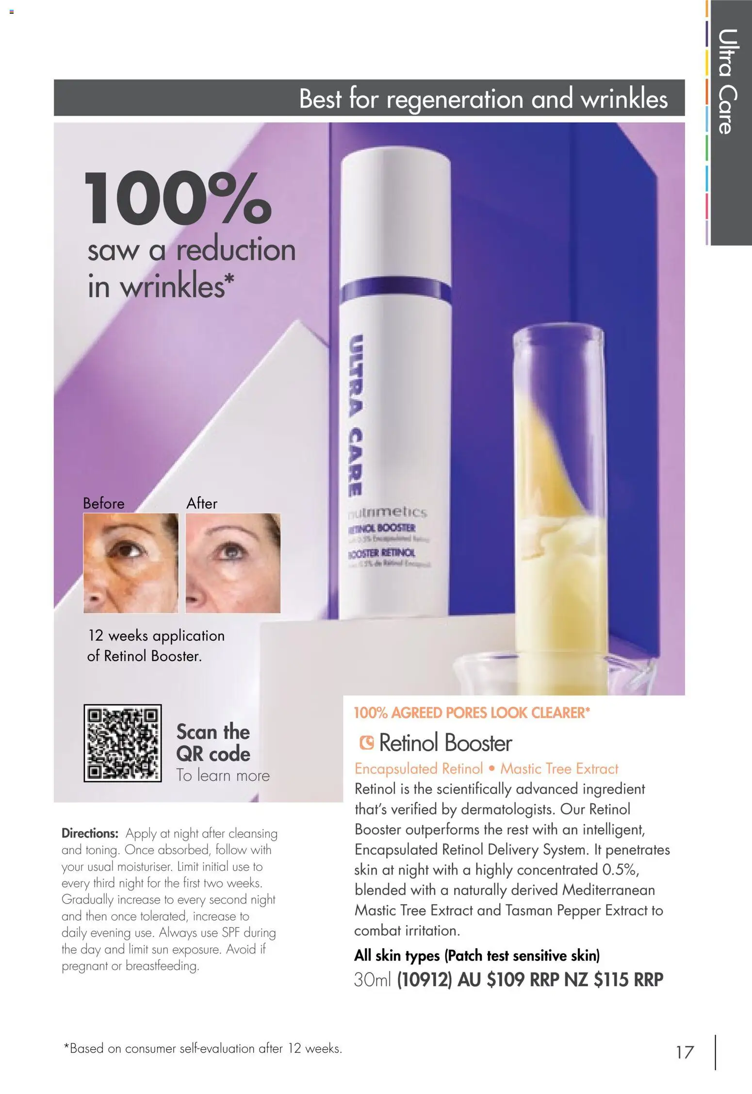 Nutrimetics catalogue - valid from 01/09/2026 | Page: 17 | Products: Saw, Pepper, Retinol, Sensitive skin