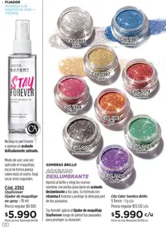 Vista previa Catálogo Amodil Campaña 9 válido desde el 05.05.2026 | Página: 10 | Productos: Sobre, Maquillaje, Fijador, Brillo