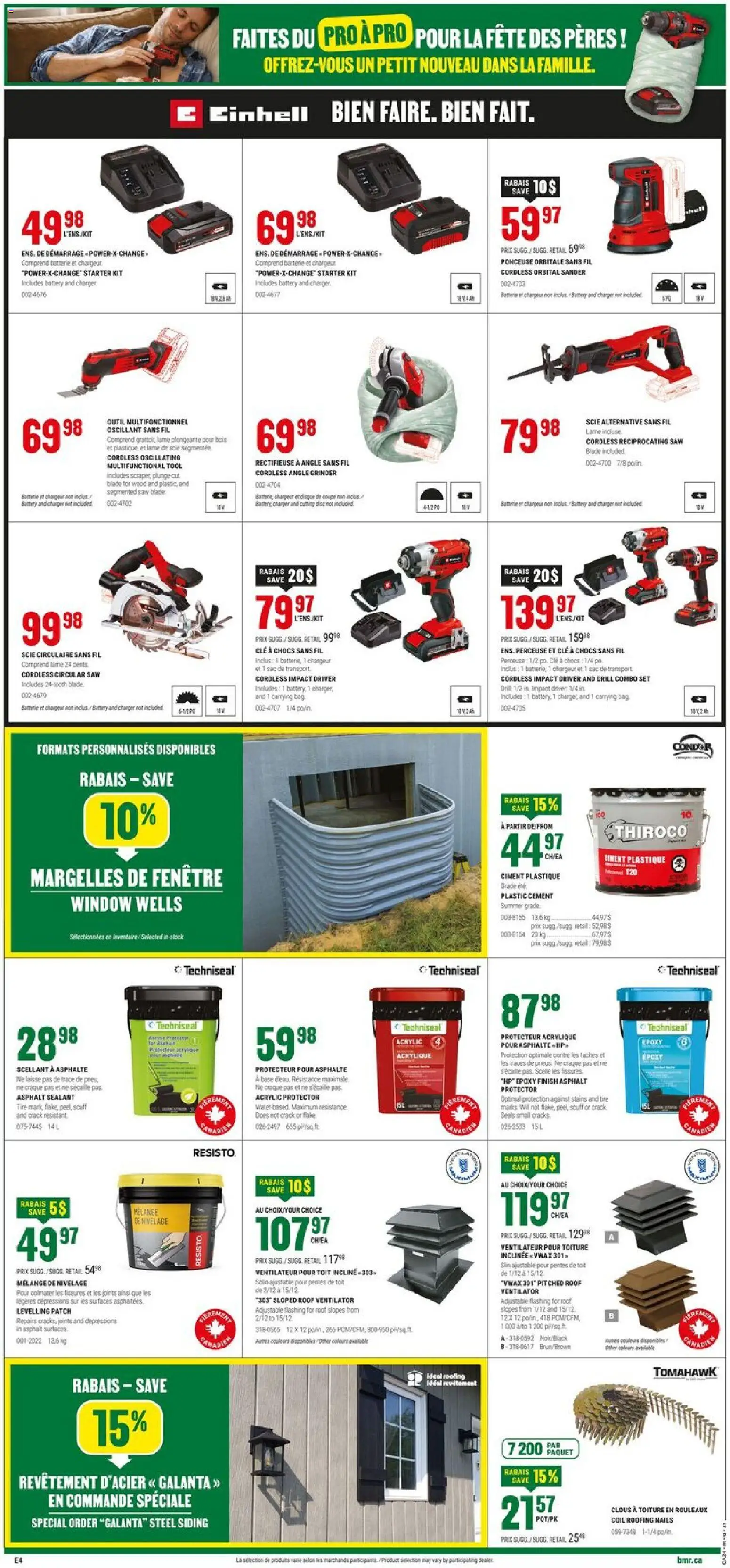 BMR flyer valid from 11.06.2026 | Page: 8 | Products: Bag, Grinder, Battery