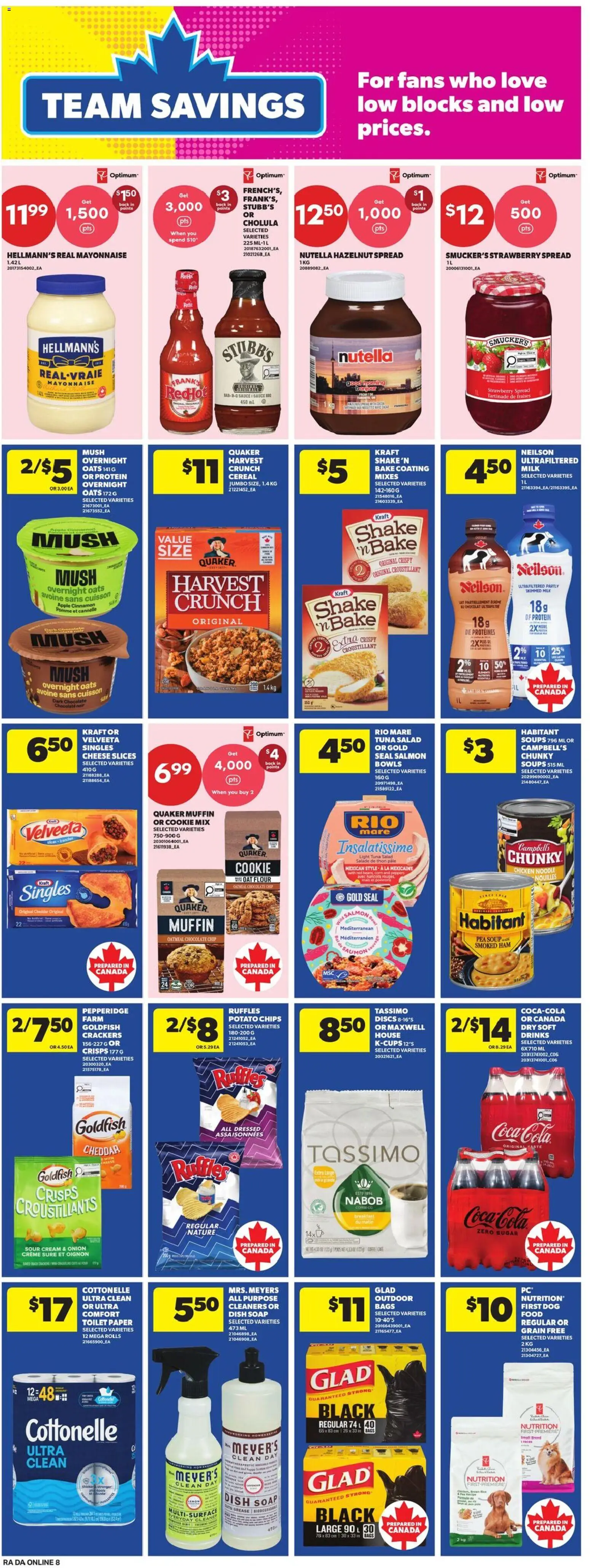Atlantic Superstore flyer valid from Jul 2, 2026 | Page: 14 | Products: Cream, Salad, Milk, Chicken